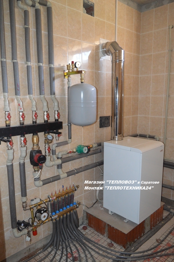 Монтаж газовой системы отопления в доме