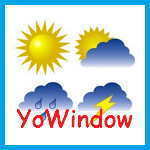 Сводка погоды в панели задач - программа YoWindow