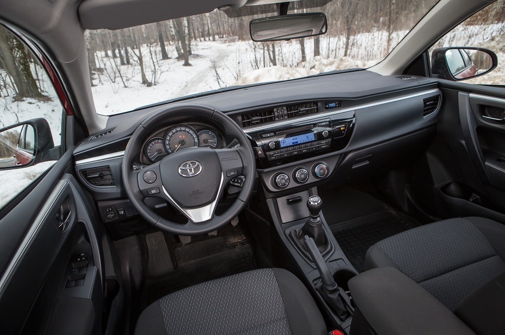 интерьер Toyota Corolla 2015 года