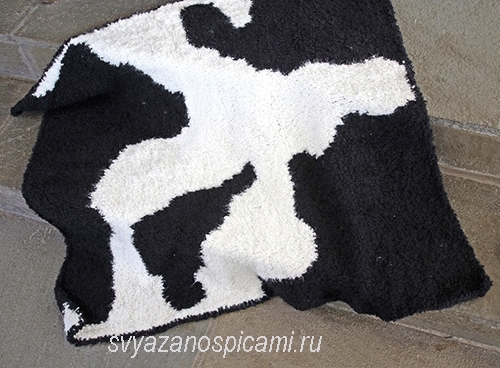 Плед коровья шкура