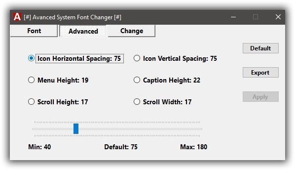 Advanced System Font Changer 1.0.0.30 программа изменения шрифта в системе