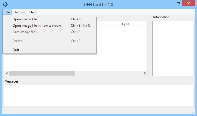 UEFITool 0.22.1 / 0.45.0 Alpha программа прошивки биоса