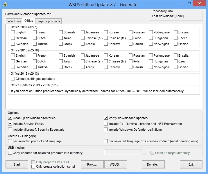 WSUS Offline Update 11.1 + rus программа обновлений
