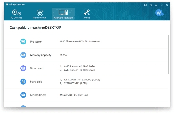 Wise Driver Care 2.2.1219.1009 + Русификатор программа обновления драйверов