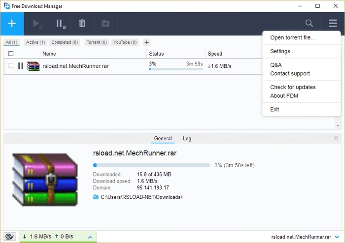 Free Download Manager 5.1.34.6882 + x64 менеджер закачки файлов