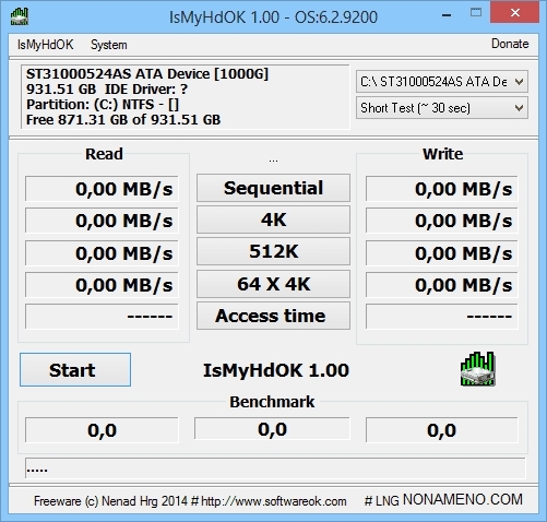 IsMyHdOK 1.34 + x64 проверка дисков