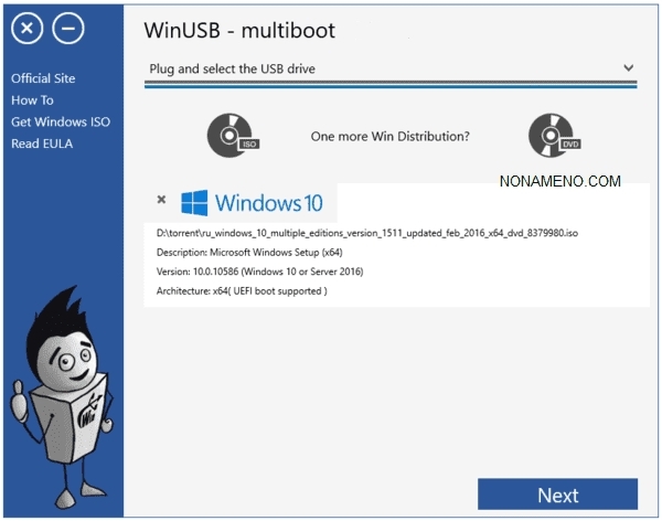 WinUSB 3.6.1.1 программа создания загрузочного USB