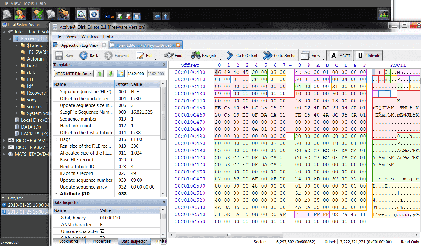 NTFS Recovery Toolkit 10.0.0 восстановление данных