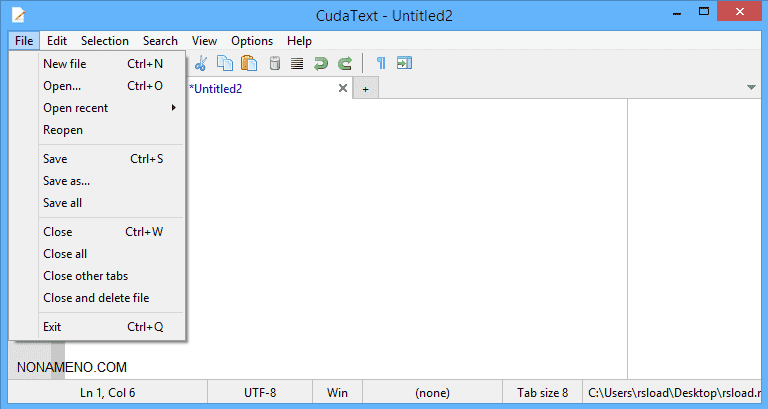 CudaText 1.47.0.0 + Portable + x64 текстовый редактор для программистов