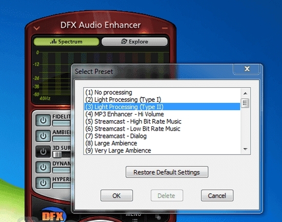 DFX Audio Enhancer 13.023 улучшение звука