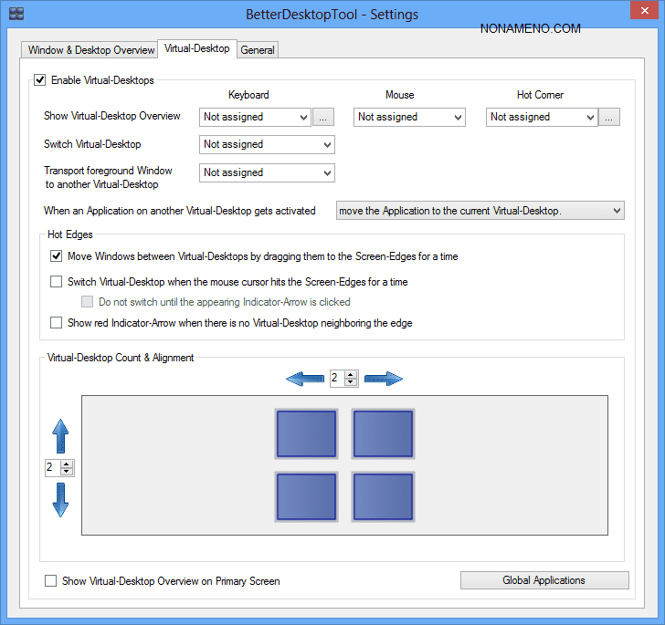 BetterDesktopTool 1.94 управление окнами приложений