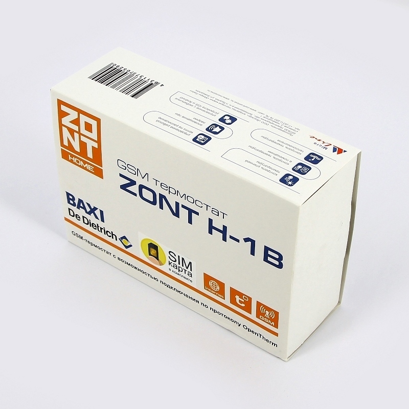 ZONT H-1B – интеллектуальный GSM-термостат