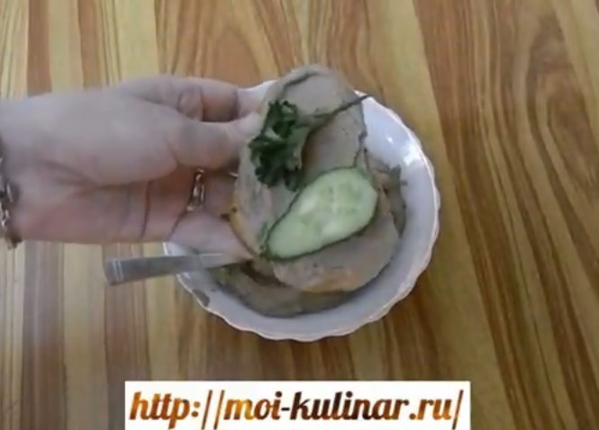 Паштет из куриной печени или куриный паштет видео-рецепт