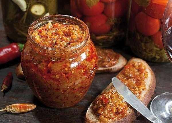 Икра баклажанная вкусная