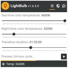 Как настроить цветовую температуру экрана [LightBulb]