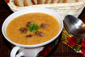 чечевичный суп-пюре