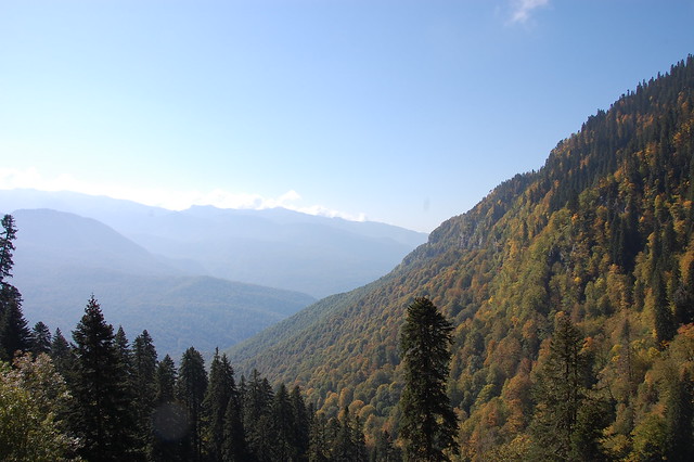 Anna Novikova/Горная панорама в парке Менделиха, курорт Роза Хутор