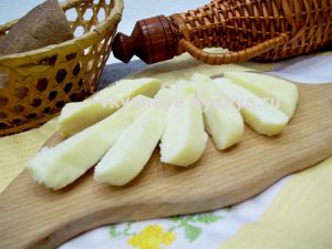 Треска жаренная стейки