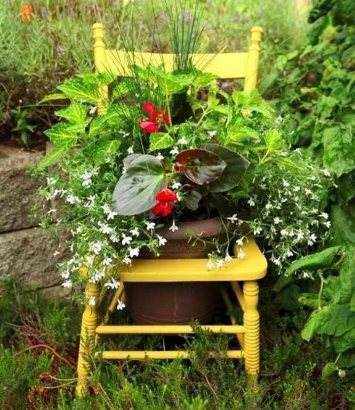 Что сделать со старого стула - фото