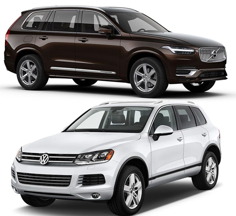 Туарег сравнение. Xc90 vs Touareg. Xc90 2003 vs Touareg. VW Touareg или Volvo xc90. Сравнение хс90 и Туарег.