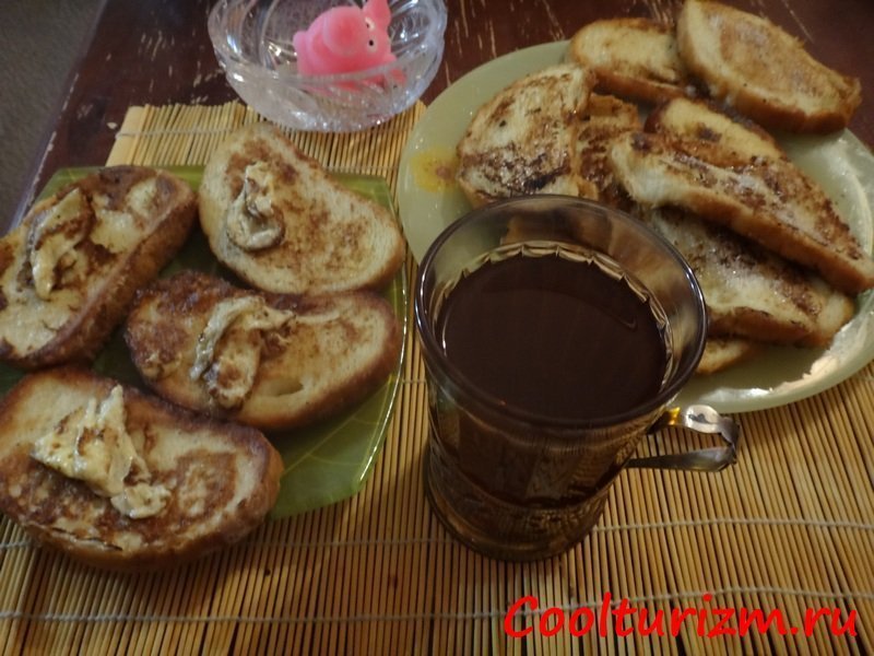 Как пожарить хлеб с молоком и сахаром рецепт