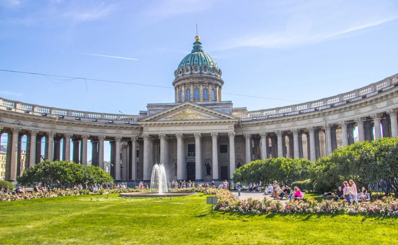 Ночной Санкт Петербург Казанский собор