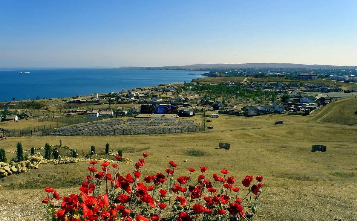 пляж в станице тамань