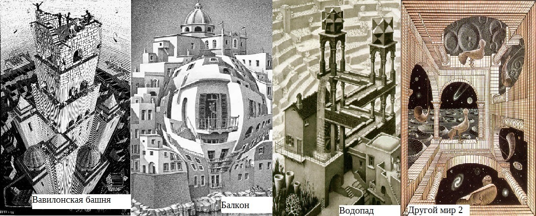 Картина относительность маурица эшера