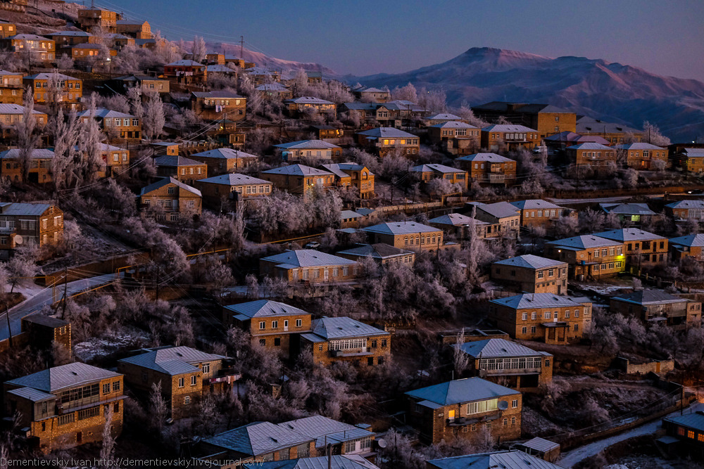 Зима в дербенте фото