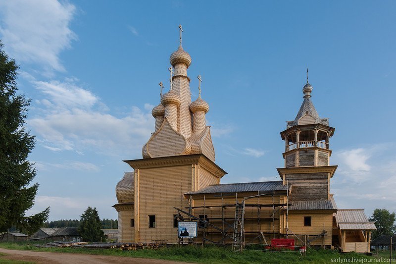 Деревня Кимжа Архангельской области храм Церковь