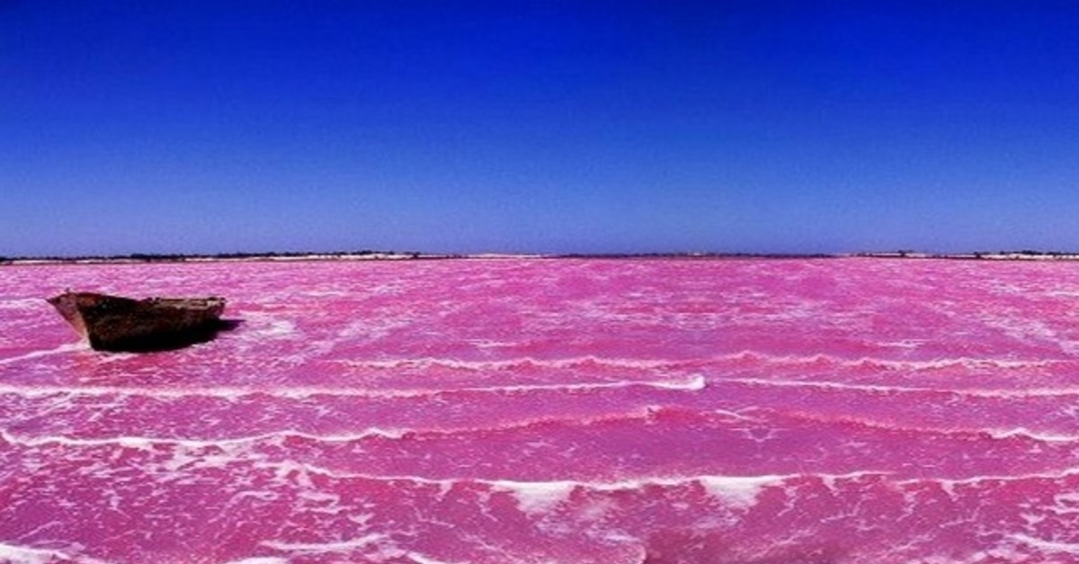 Озеро хиллер в австралии фото