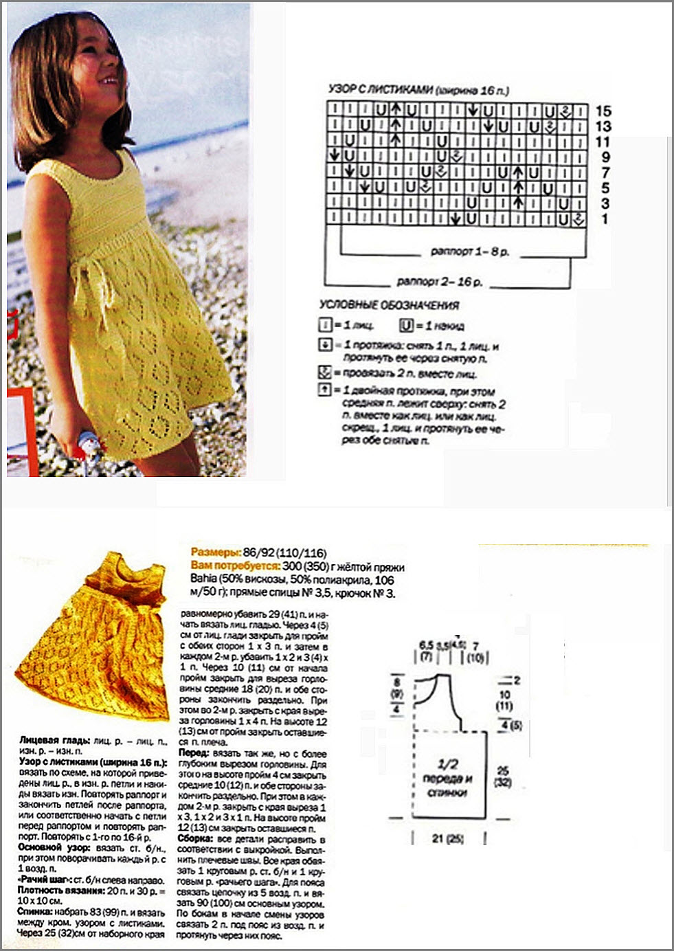 Вязаные платья для девочки 3 лет со схемами и описанием спицами
